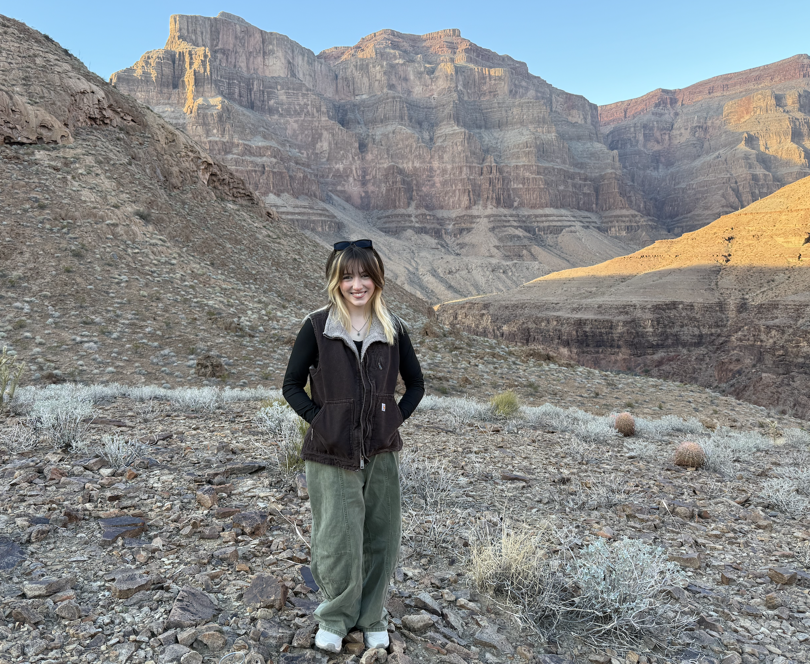 A photo of me at the grand Canyon 